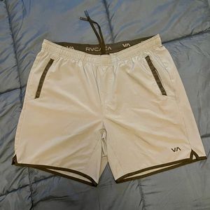 RVCA Yogger Stretch Shorts; Large; China Blue